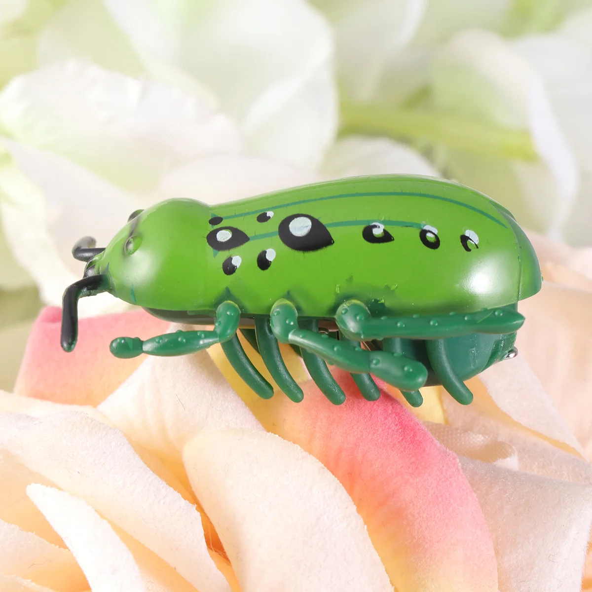 전기 매미 고양이 장난감, 인터랙티브 움직이는 미니 애완 곤충, 자동 걷기 전자 비원격 기계 애완동물