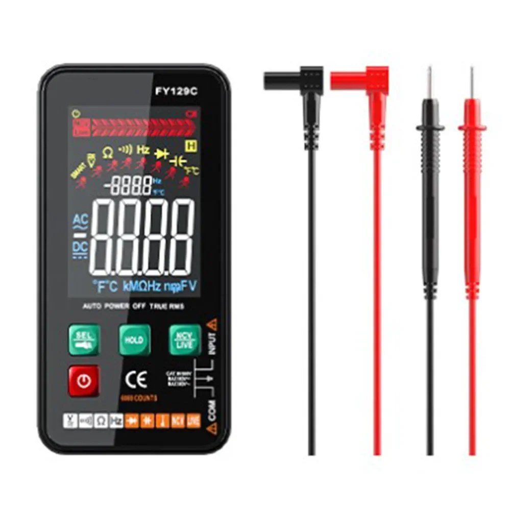 Smart Digital Multimeter Digital With Stand Fully Automatic Portable Digital Display Multimeter Multi-Function Testing Device