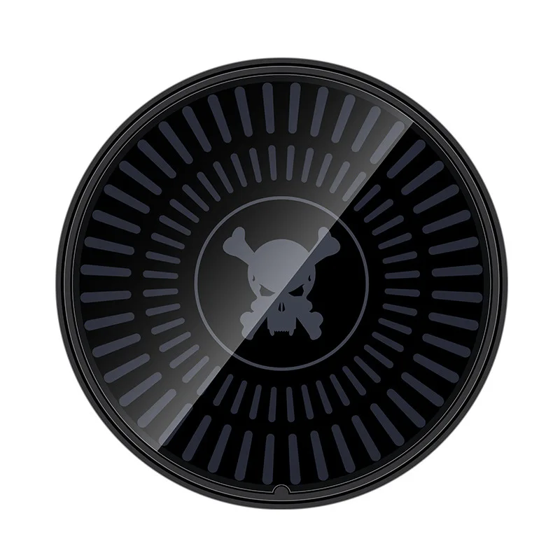 Cross-border New Private Mold Round RGB Pickup Light 3D Car Music Aromatherapy Voice Control LED Desktop Car Dual-use Goods