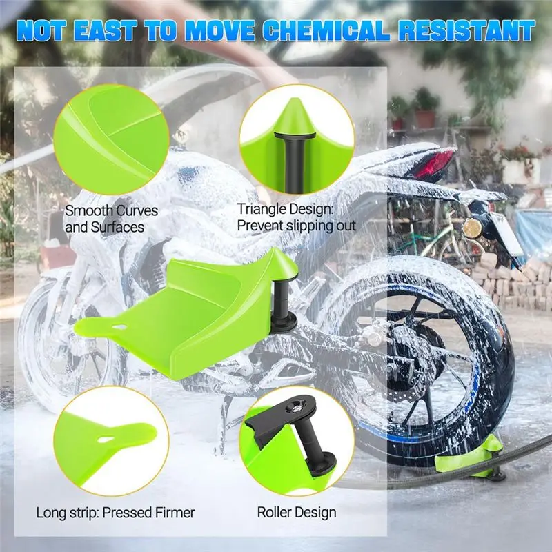A13F-4-Pack Tire Hose Rollers For Car Wash Avoid Snagging, Car Wash Detailing Supplies Tool, Auto Detailing Tools Easy To Use Gr