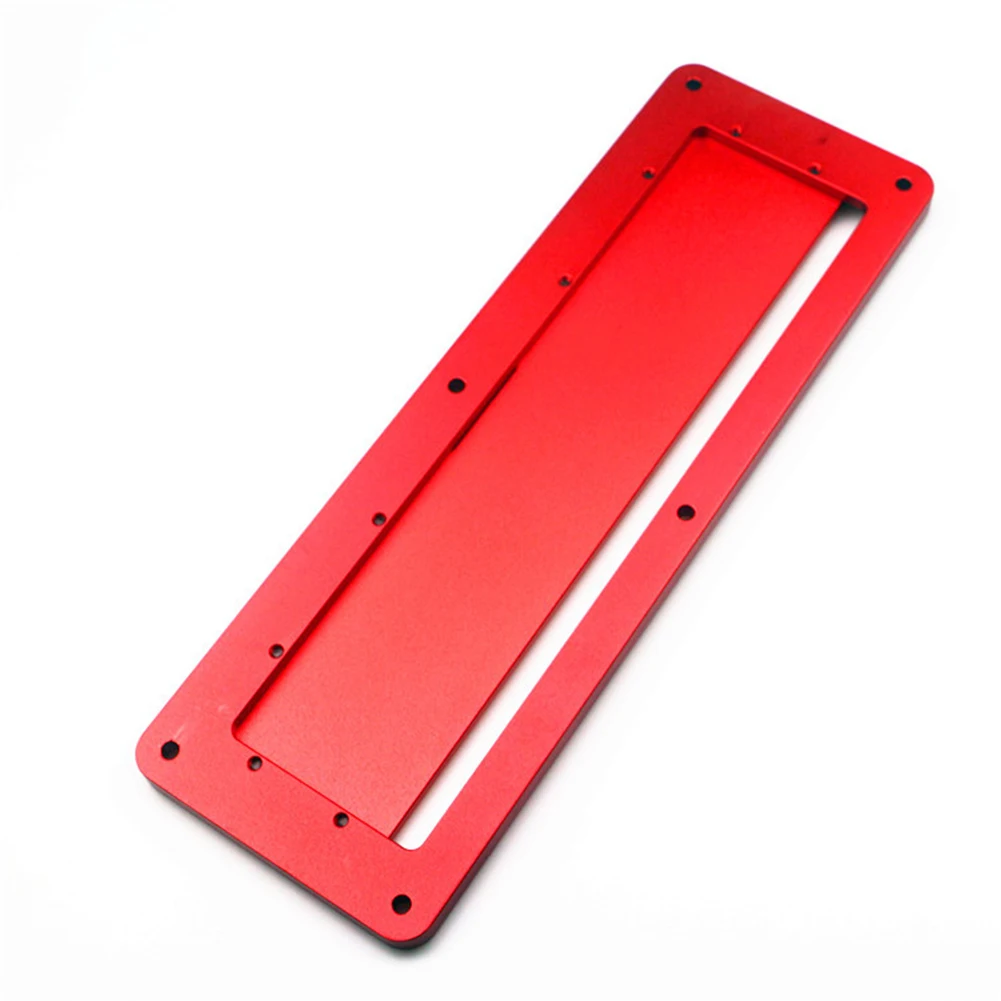 1pcs Table Saw Electric Circular Saw Flip Cover Plate Flip Board Adjustable Aluminium Insert Plate For Table Saw Woodworking