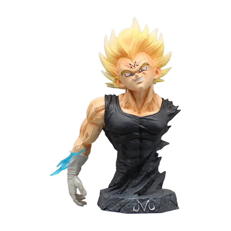 16.5 cm Dragon Ball Demonize Vegeta Buste Anime Action Figure Model Standbeeld Collectie Desktop Decoratie Ornament Speelgoed Jongens Geschenken