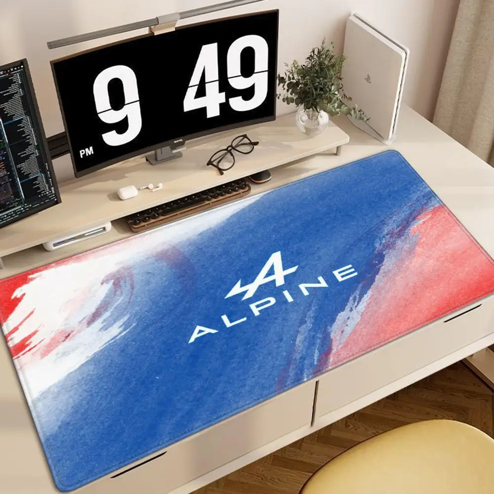 

Коврик для мыши A-Alpine F-F1 Team, большой, нескользящий, с защитой от разрушения краев, эргономичный, для офиса, резиновый, для ПК, для дома, на заказ