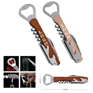 

Wine Beer Bottle Opener Corkscrew Plastic Wine Opener Professional Double Hinge Waiters Wine Bottle Beer Cap Bar Tool