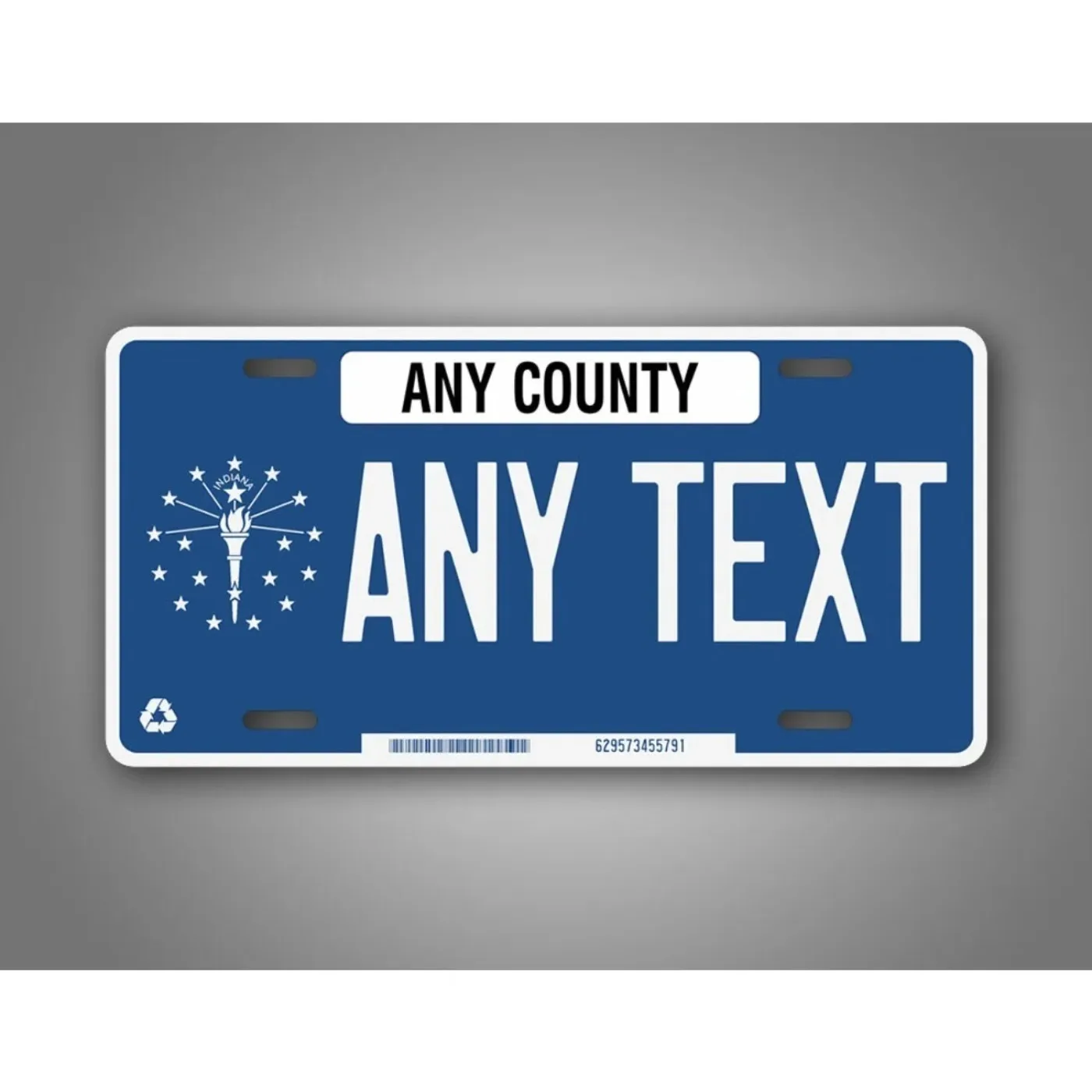 Personalized Indiana Decorative Tag Ideal for Home Decor (Only Decoration)