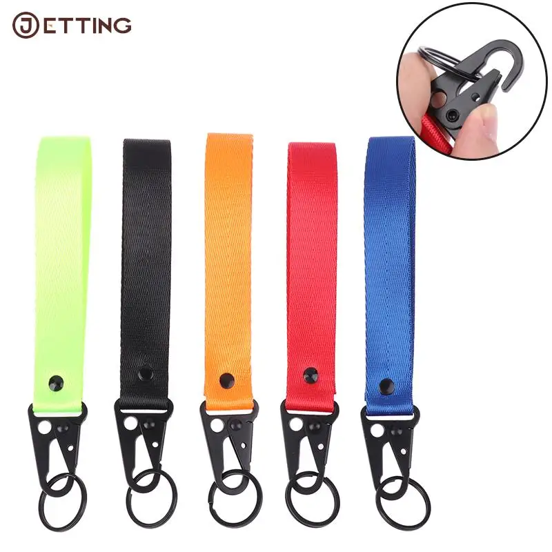 1* Key Chain Car Key Strap Waist Wallet Ribbon Keychain Lanyard Business Gift Key Chain For JDM Car Motorcycle Keychain Key Ring