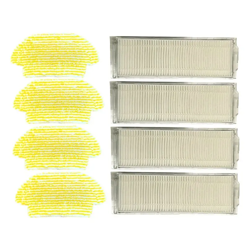 

ABUD - Запасные части для пылесоса Karcher RCV3: фильтр, сменная тряпка для швабры, HEPA-фильтр, моющаяся насадка для швабры