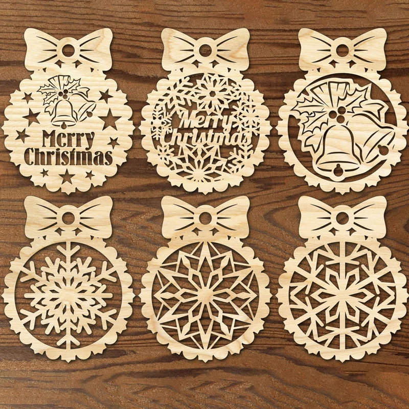 Imagem -03 - Brinquedos de Árvore de Natal Corte a Laser 2d Design Vetorial Cdr ai Svg Dxf Arquivos de Formato para Projetos Cricut Produtos Digitais Download Não p 6