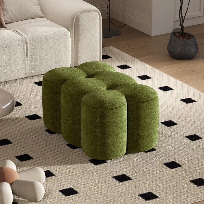 Taboret Dopamine Stool Front Room Adults Foot House Stool Dressing Shoe Changing Muebles Para La Sala Bauhaus Decor Furniture