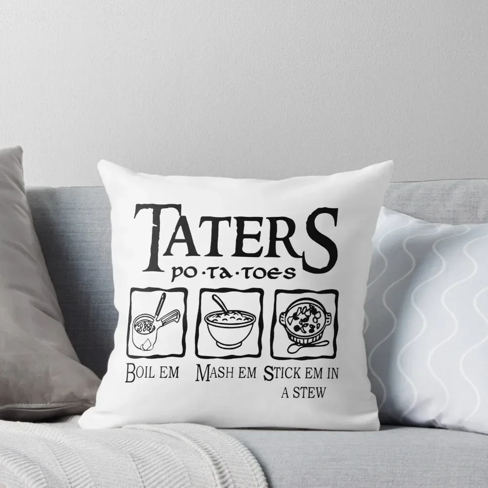 Taters Potatoes Throw Pillow Throw Pillow Sofa Covers Pillowcase Cushion pillow