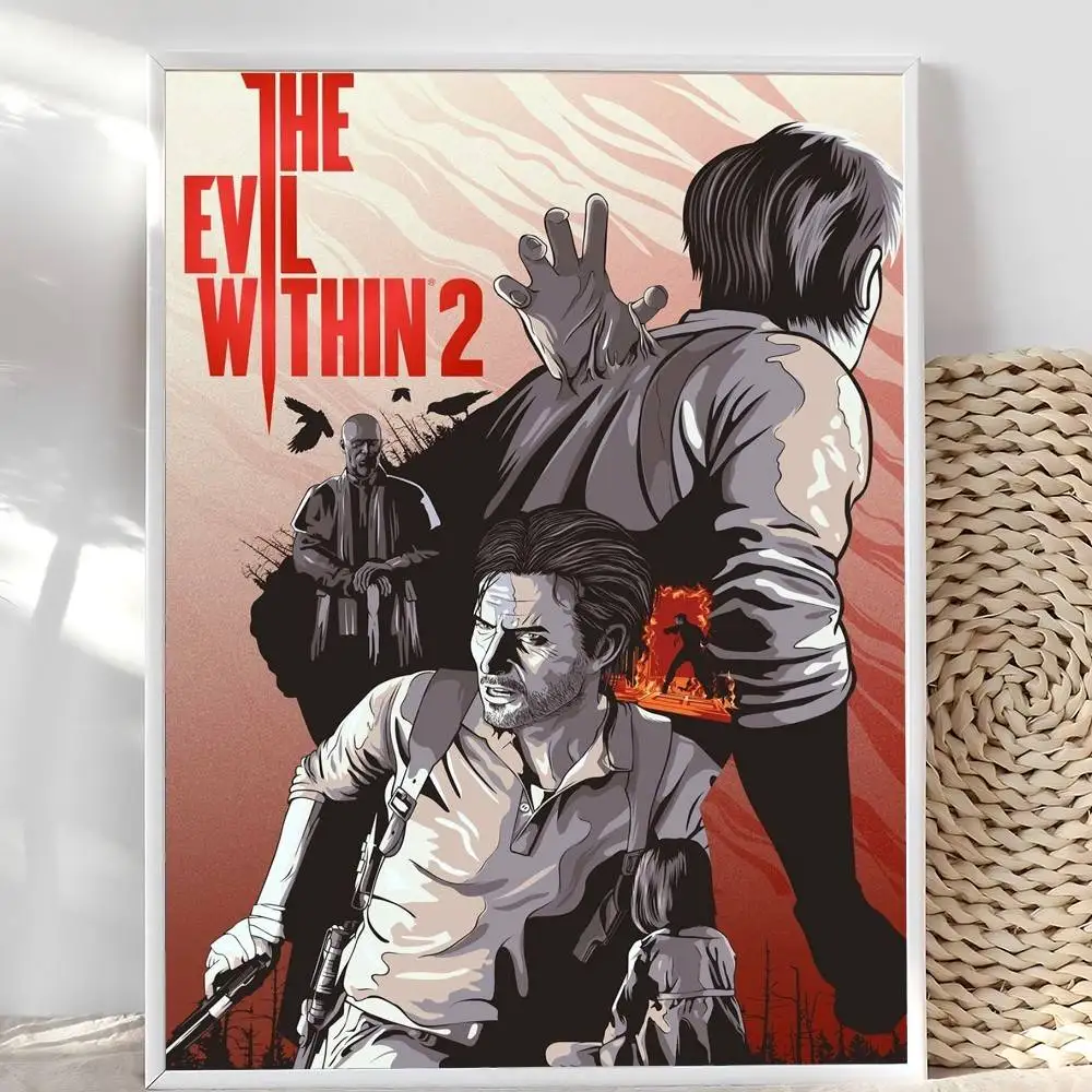 ملصق The E-Evil داخل الكسر النفسي ملصقات لاصقة مقاومة للماء ملصق ورقي للمقهى وبار ديكور المنزل