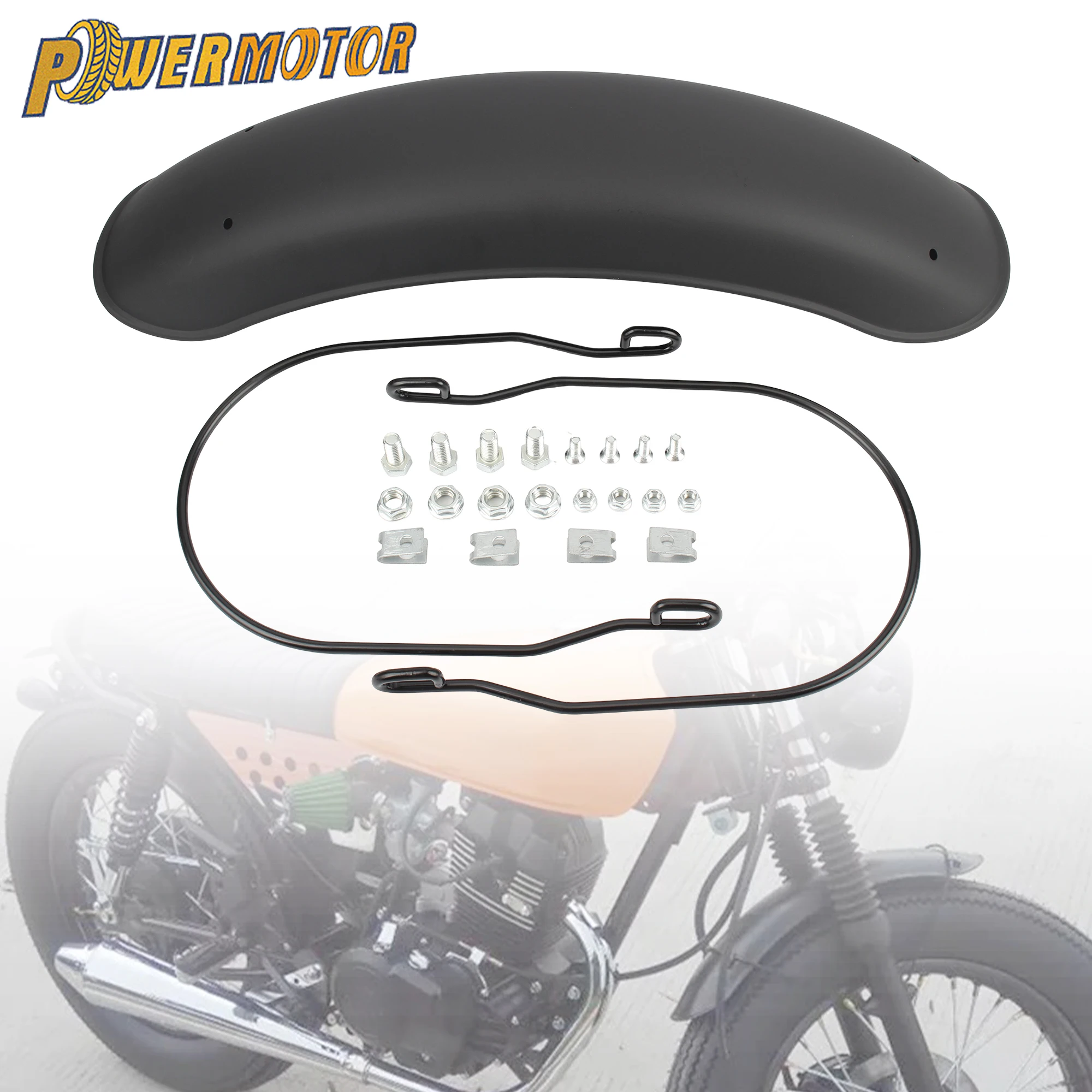 

Motorcycle Front Fender Plastic Retro Mudguard Plastic Protective Case for Harley Honda Yamaha Suzuki Cafe Racer Accessories