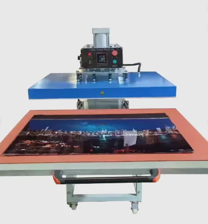 Single Station Pneumatic Pull Type Heat Press Machine Clothes Pattern Hot Drill Printing Sublimation Heat Transfer