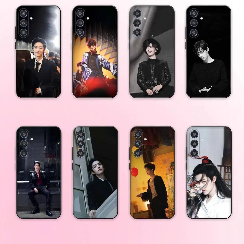 De Ongetemde Xiao Zhan Coque Shell telefoon Case Voor Samsung Galaxy A73,A72,A71,A70,A53,A52,A51,Anderen Zachte Zwarte Shell