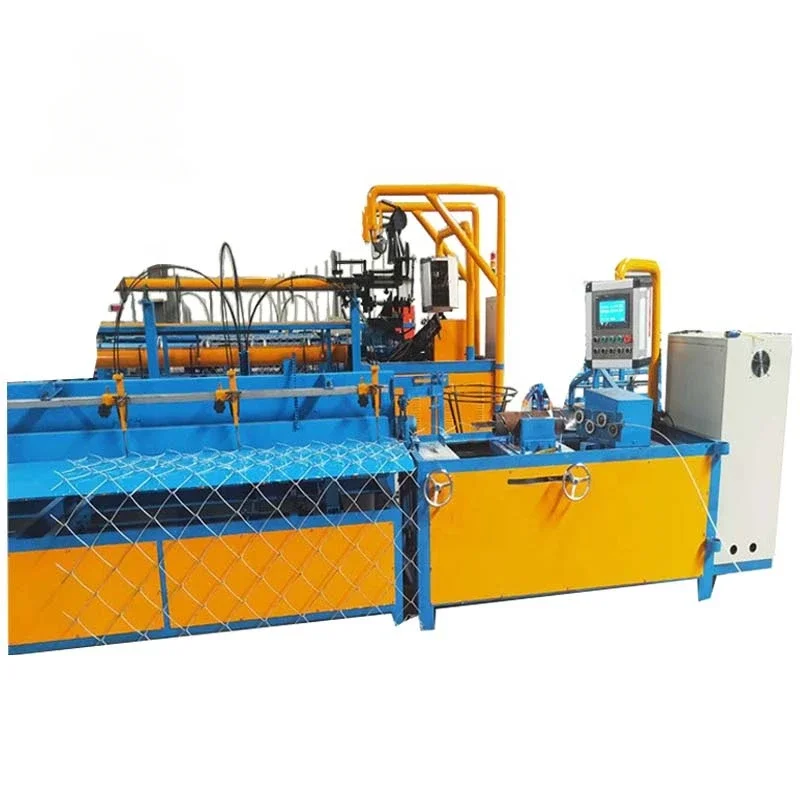 Vinyl coated chain link single wire chain link fence machine manual chain-link-fence-making-machine