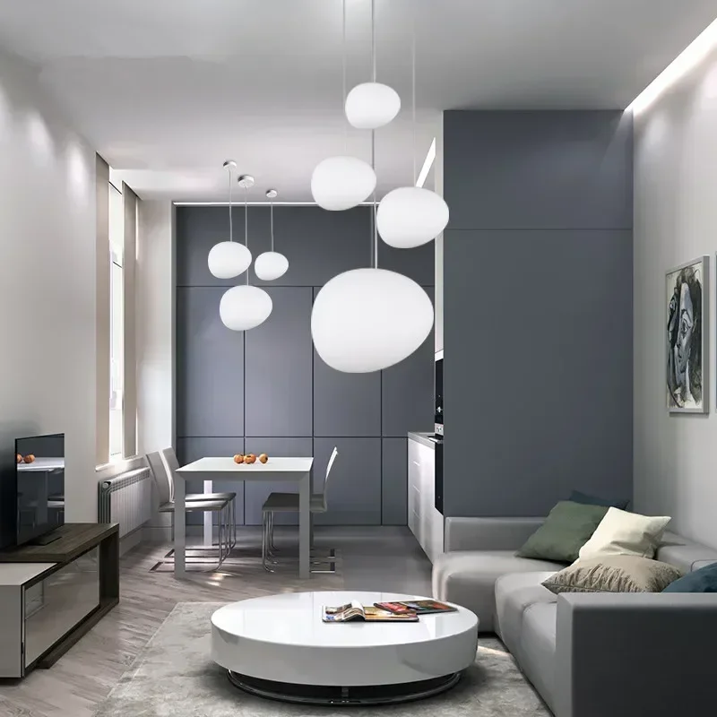 

2025 Modern Foscarini Gregg Pendant Lights Round Globe Glass Ceiling Pendant Lamps Hanglamp For Living Room Bedside Lamp Suspens
