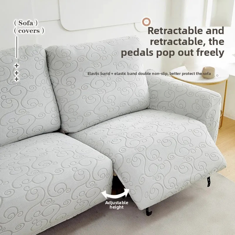 Jacquard Velvet Multi Piece Electric Sofa Cover Set Separate Armrest Seat Cushion Backrest Covers Home Refresh