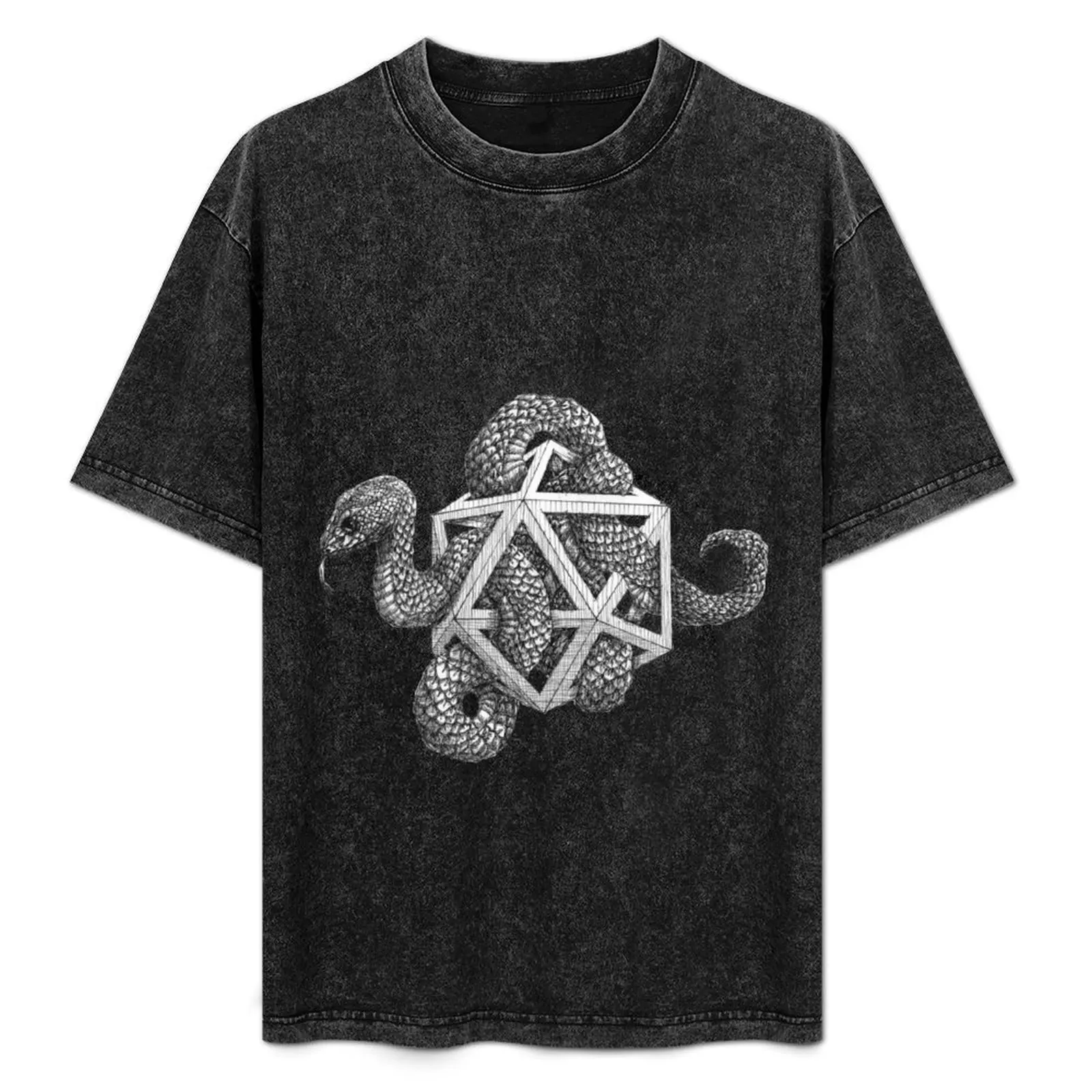 

Icosahedron snake T-Shirt basketball graphic tees animal prinfor boys man t shirt summer tops plain white t shirts men