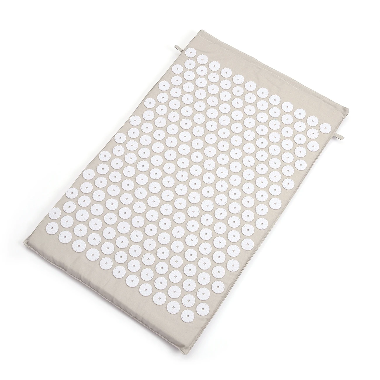 68*42*2cm Light Gray  Acupressure Massage Mat & Pillow Set Free Storage Bag