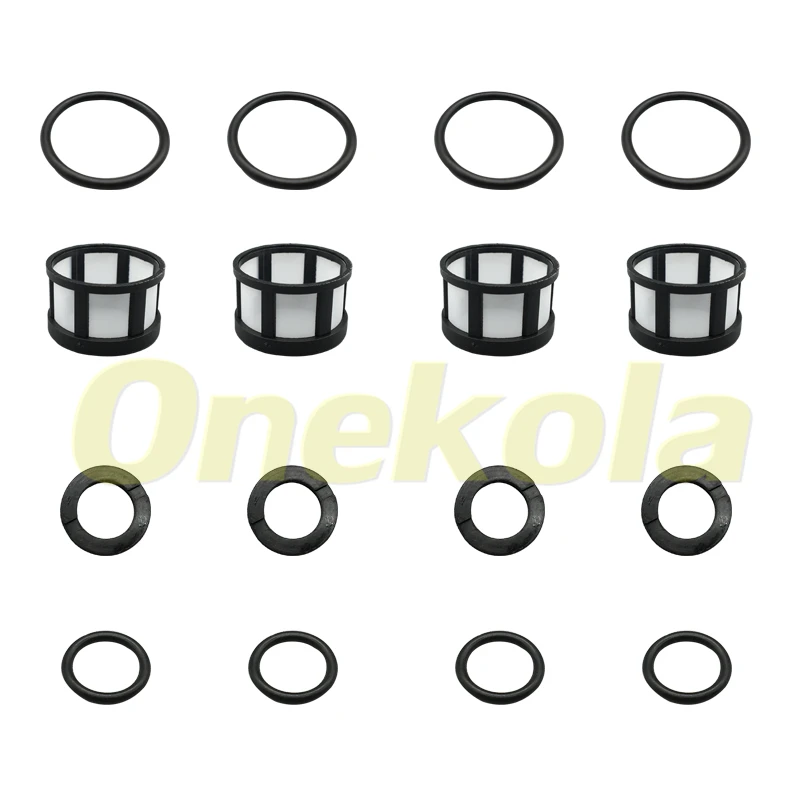 Fuel Injector Service Repair Kit Filters Orings Seals Grommets for 16600-1S700  JS4D-5 For Nissan Frontier Pick up Xterra