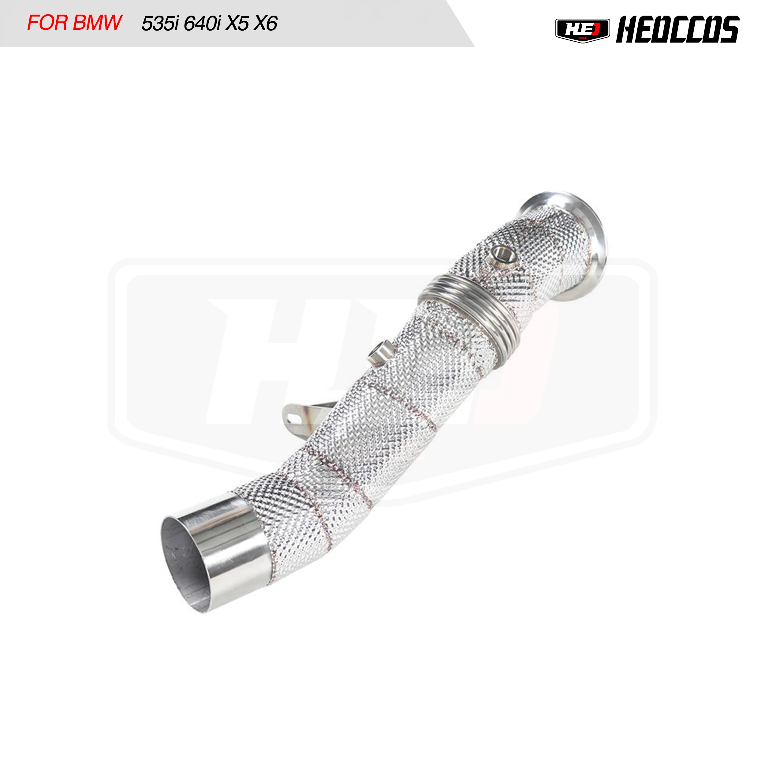 

HEO High performance high flow capacity exhaust pipe for BMW F10 F11 F07 535i F12F13 640i E70 E71 X5 X6 exhaust downpipe