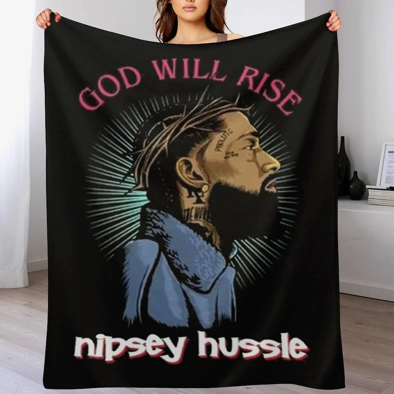 

50 cent original essential Throw Blanket Cozy Warm Blanket for Bed Room Decor