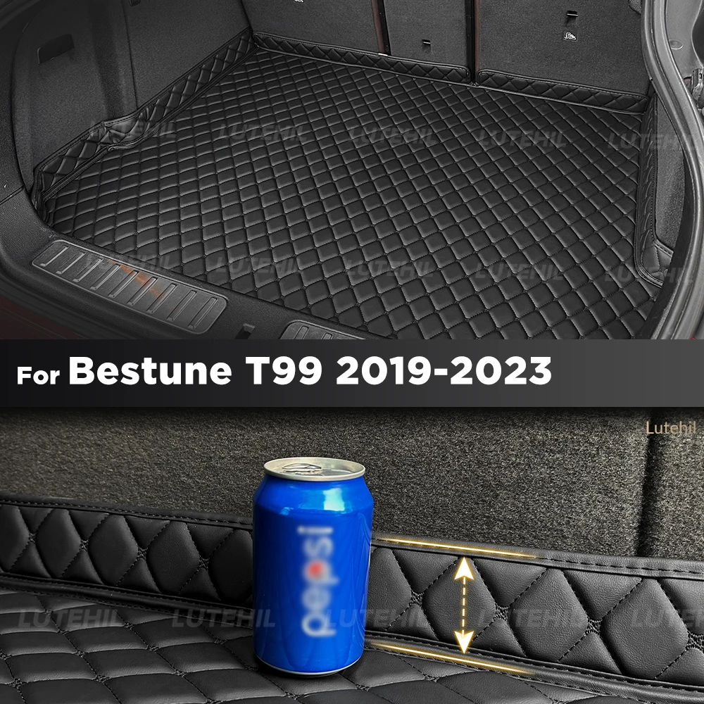 

For Bestune T99 2019-2023 Car Trunk Mat Car Cargo Liner Protective Pad Interior Accessories