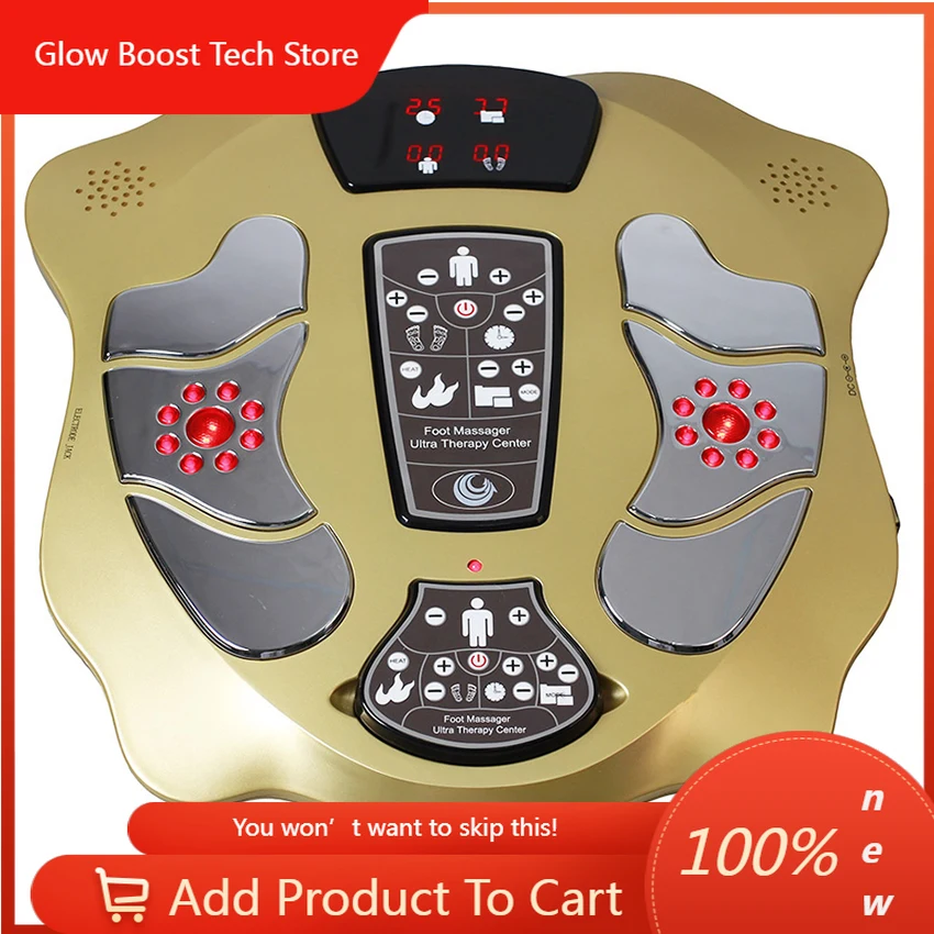 

Электрический массажер для ног NY с подогревом, инфракрасным и низкочастотным физиотерапевтическим воздействием для улучшения кровообращения