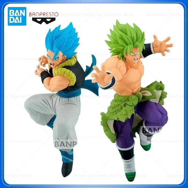 

In Stock BANDAI Banpresto Match Makers Dragon Ball Gogeta SSG Blue Super Broly Model Toy Anime Figure Gift for Fans Kids DT