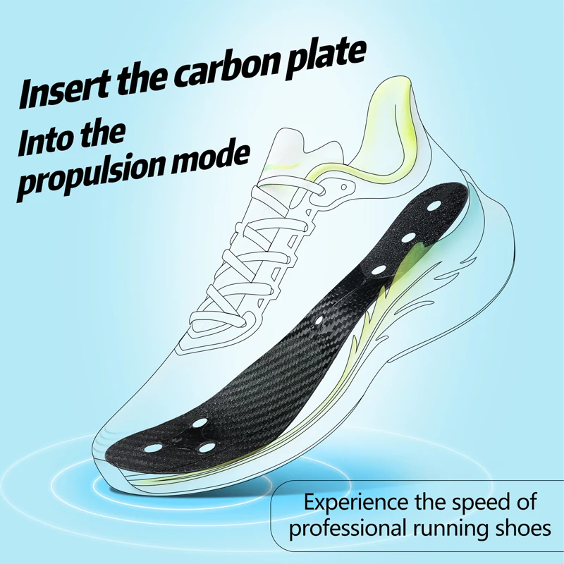 Onemix Special Carbon Plate For Running 45° Shovel Carbon Plate Lean Forward to Boost Speed