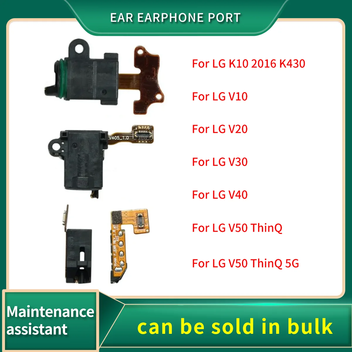 

Гибкий кабель для наушников для LG V10 V20 V30 V50 ThinQ 5G K10 2016 K430, разъем для наушников, аудиоразъем
