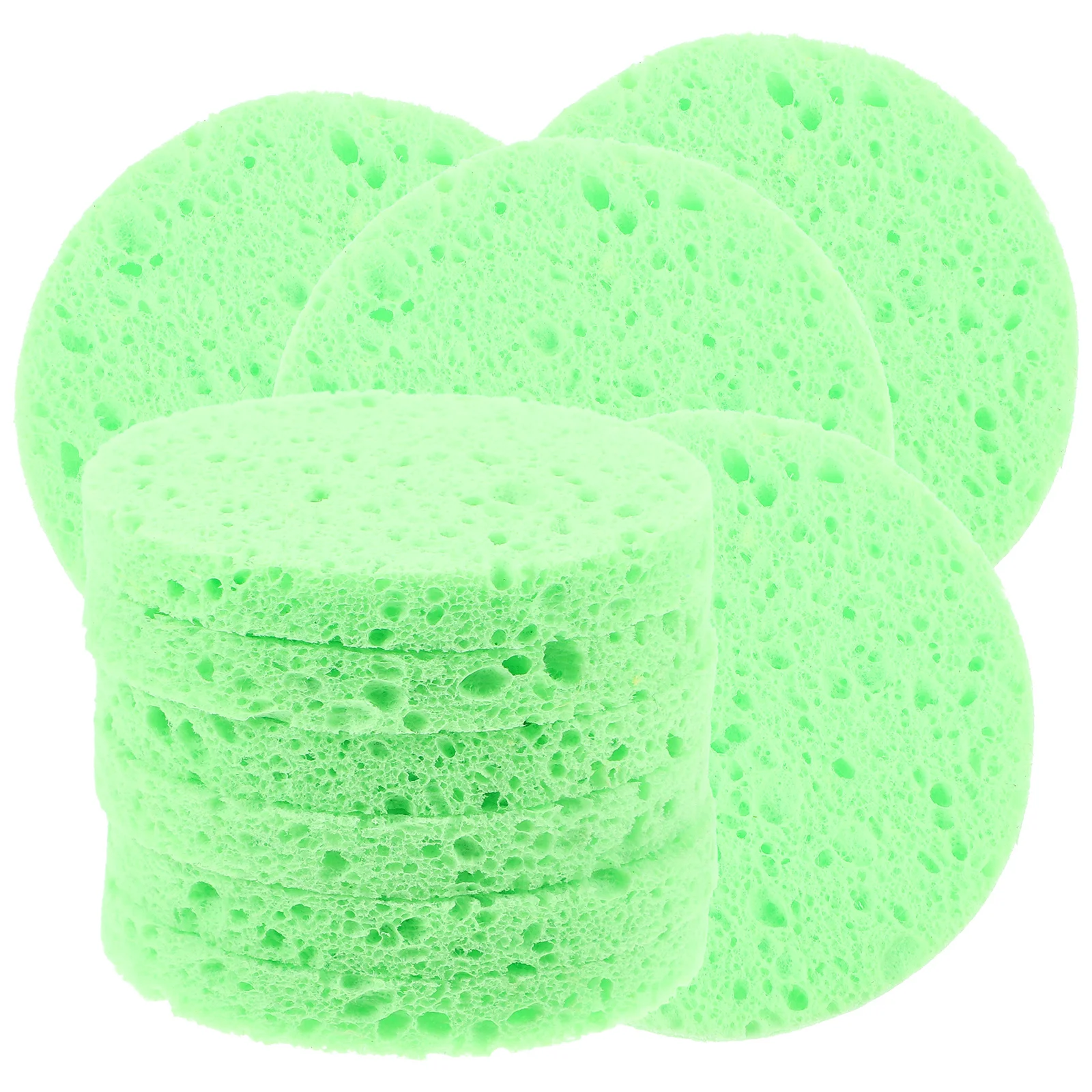 

10Pcs Hermit Crab Sponges Humidity Maintaining Aquarium Supplies Safe Round Multipurpose Cleaning Sponges Unbleached Sponge