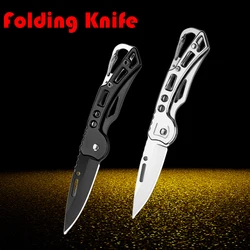 Portable Folding Knife Stainless Steel Survival Hunting Camping Fishing Climbing Knife Camping Outdoor Tools To Send Ropes