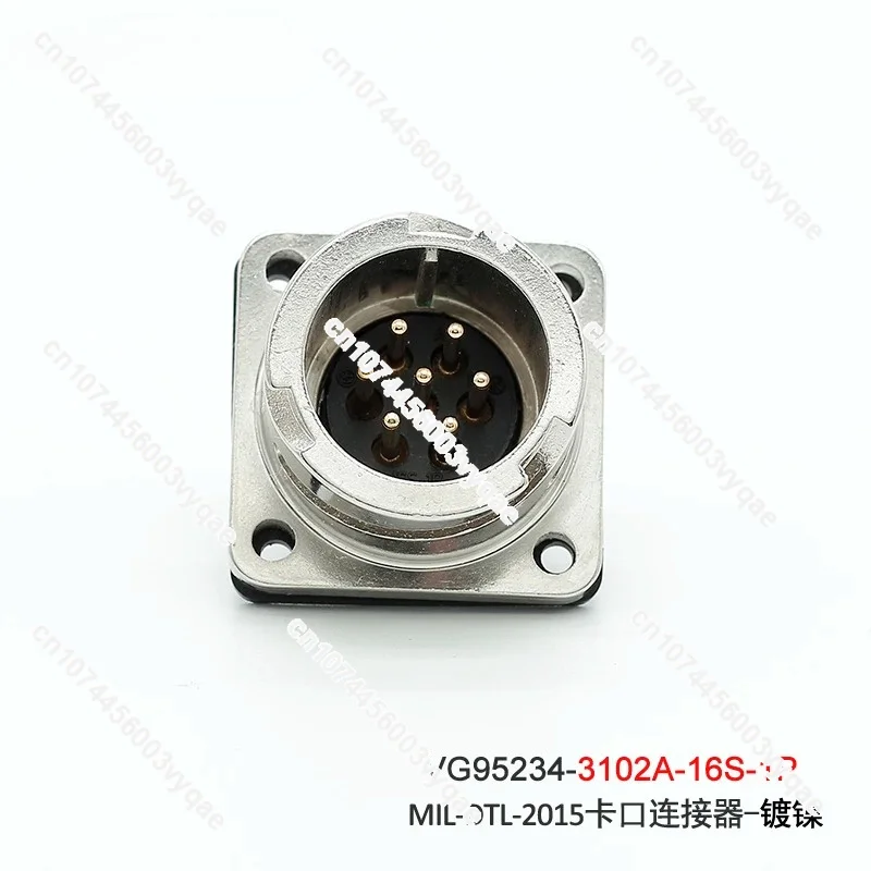 FOR VG95234 16S-1S 16S-1P Bayonet Connector MS3108A MS3102A MS3106A 7 Pin Core Plug Socket MIL-DTL-2015 16-1S 16-1P Buckle Type