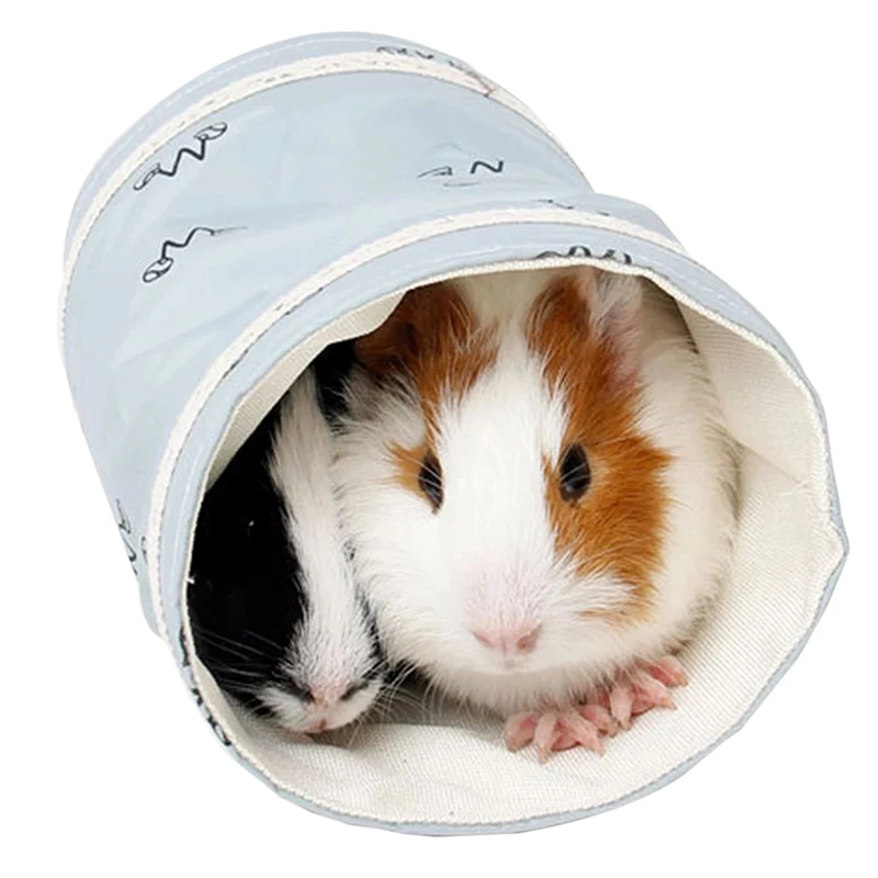 Warm Pet Hamster Cage Bed Toy Guinea Pig Tunnel Tube Chinchilla Hedgehogs Dutch Rats Cage Accessories Supplie Bearded Dragon Bed