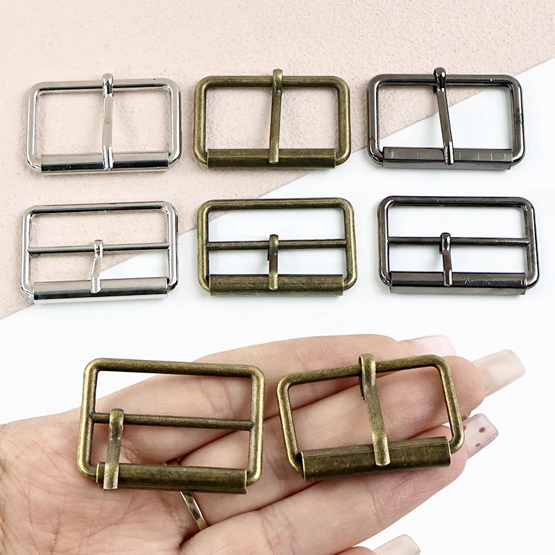 

10/20Pcs Meetee 20-50mm Metal Belt Buckle Waistband Clasp Pin Hook Bag Strap Adjuster Tri-Glide Buckles DIY Hardware Accessories