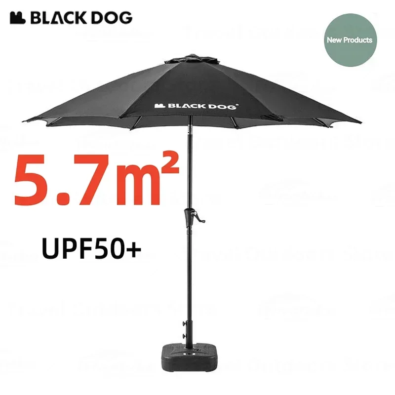 Naturehike BLACKDOG Camping Sun Canopy Umbrella Adjustable Parasols Outdoor Portable Beach Rainproof Fishing Folding Awning