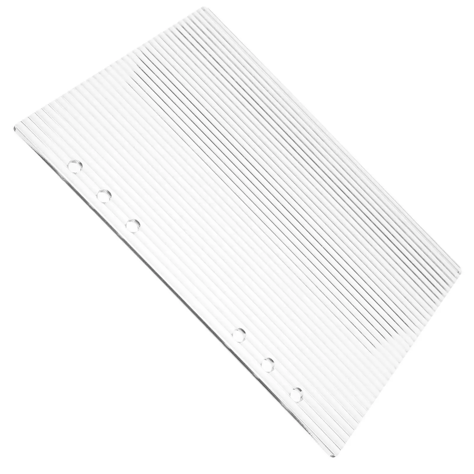 Acrylic Notebook Cover A5 Binder 6-Ring Shell Budget Binder Notebook Cover Binder Notebook Shell Binder Cover for Home Office Su