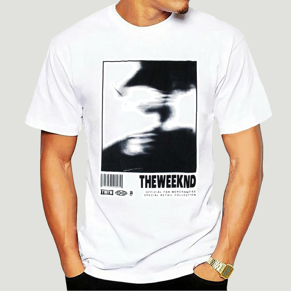 The Weeknd Blurry Image Xo Twfm White T Shirt New Official Design Style New  Short Sleeve T Shirt Casual Men Clothing 6760X