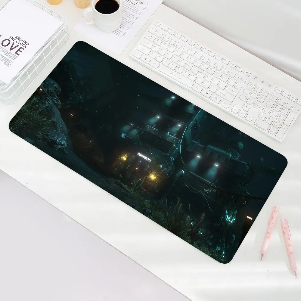 

Hot Dark survival horror game SOMA Mouse Pad Non-Slip Rubber Edge locking desk accessories mousepads Game Office play mats for notebook PC computer