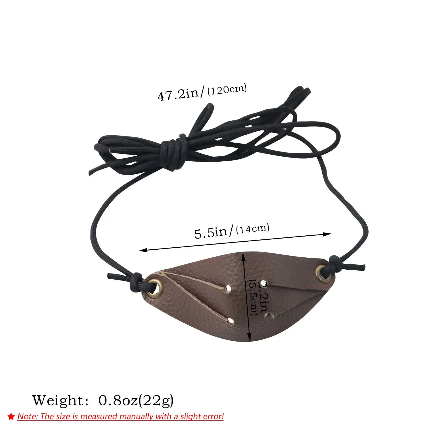 Leather Sling, Outdoor Hiking Shooting Accessory, Throwing Baseballs, Stones, Pet Entertainment Toy.