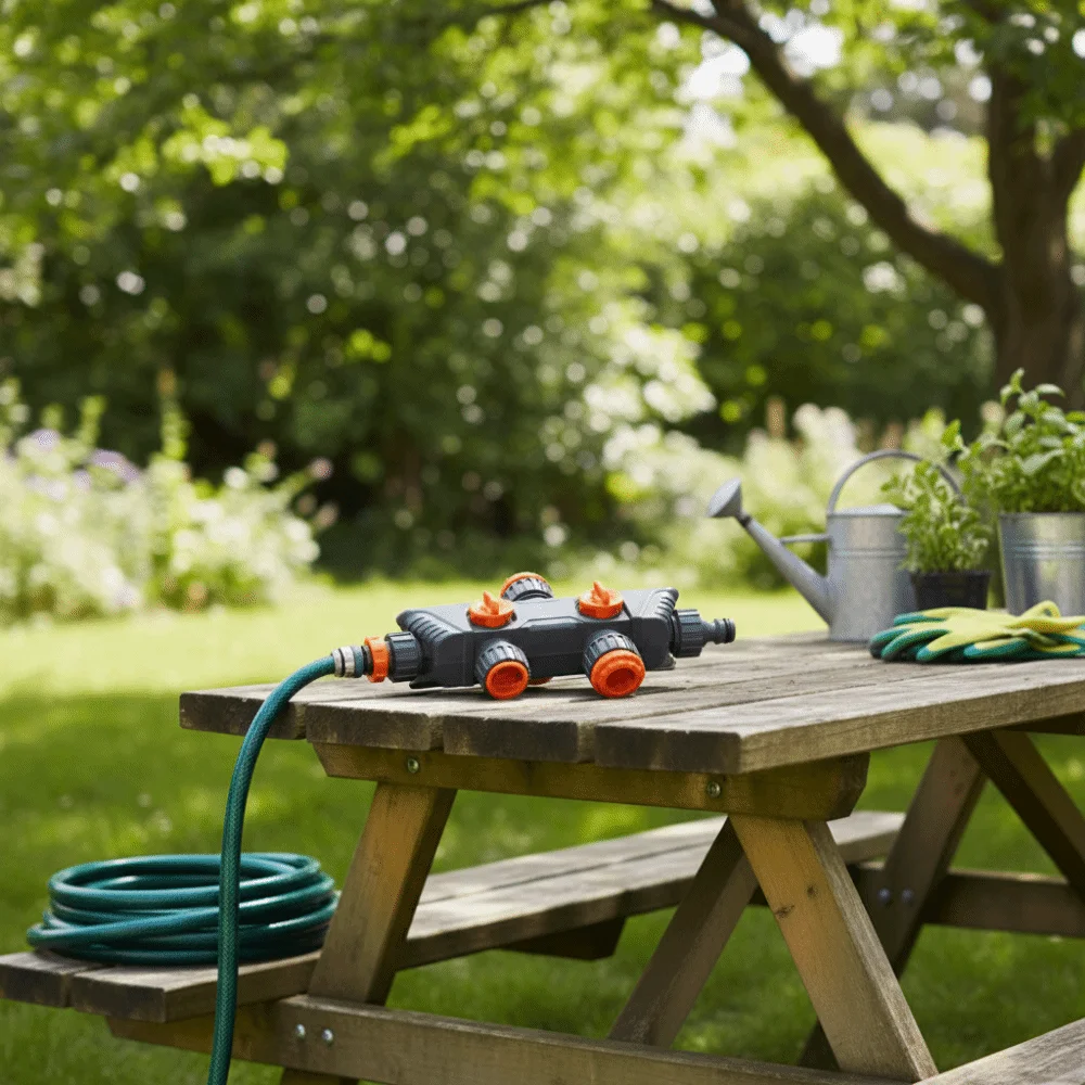 

Four Independent Switches Hose Diverter Faucet Hose Connector Tap Hose Connector Water Connector Faucet Diverter Pipe Splitter