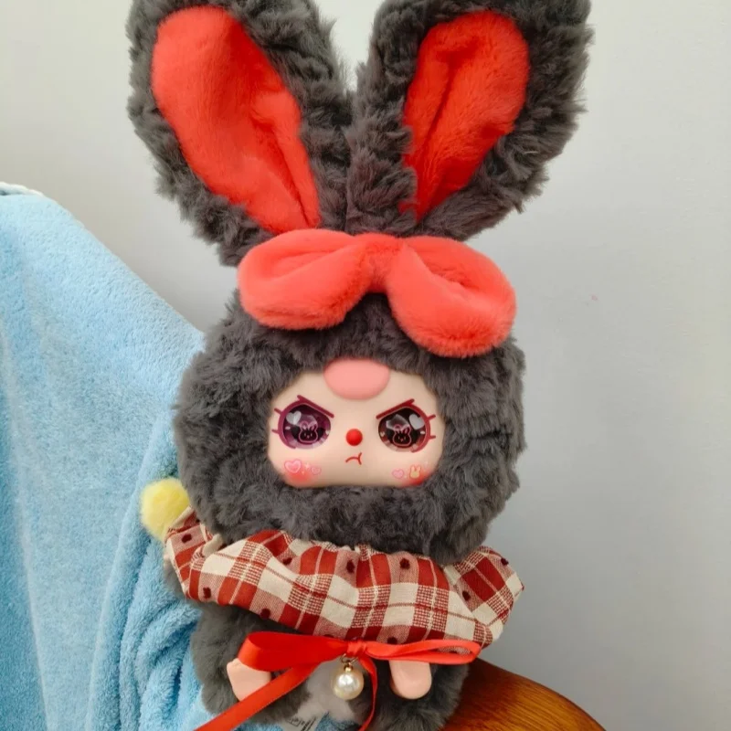 Genuíno bebê três caixa cega lírio coelho cidade v2 série kawaii boneca de pelúcia saco pingente ornamento desktop decoração presente surpresa