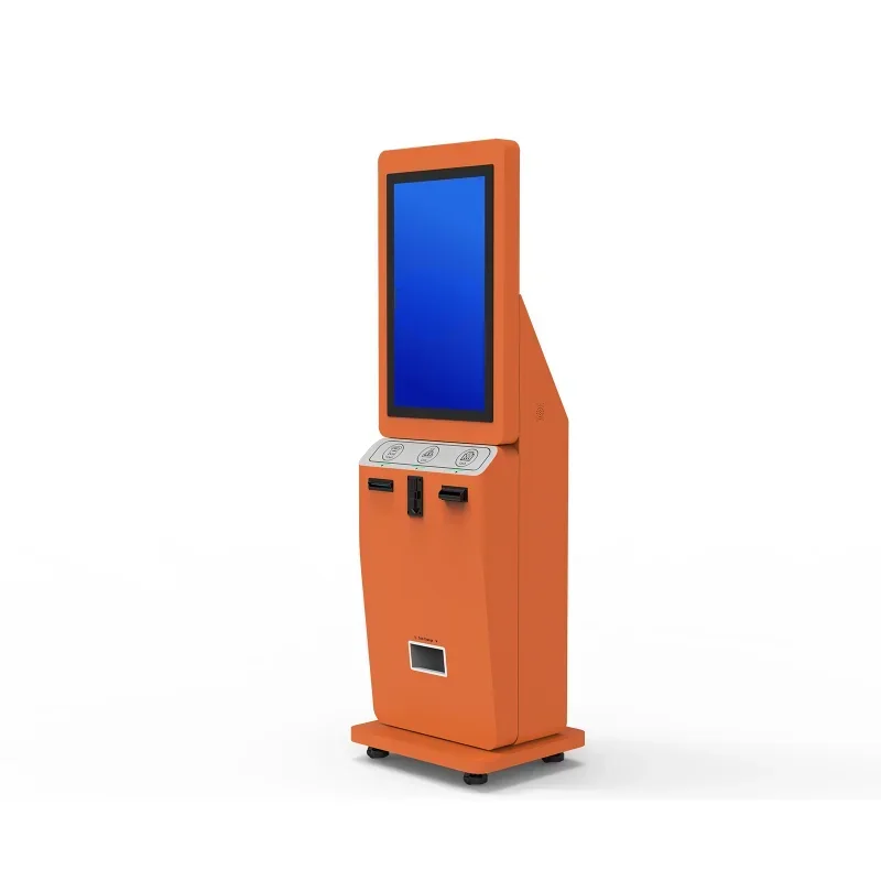 Ticket kiosk cash recycler kiosk coin accept cash accept cash dispenser Android kiosk self service machine ticket Hot sales