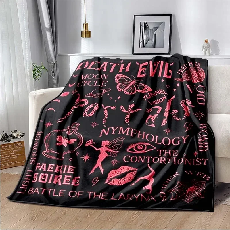 Melanie Martinez Music Blanket,PORTALS,cosplay Soft Warm Sports Yoga Sofa Bed Blankets,Valentine's Day Fans Gift,tapestry Poster