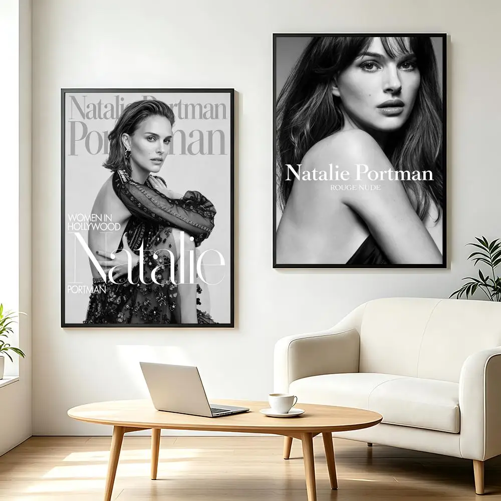 actor Natalie Portman Poster  Poster HD Printing Fresh and Nordic Home Decor Wall Art for the Living Rooms Hallways Gift Giving