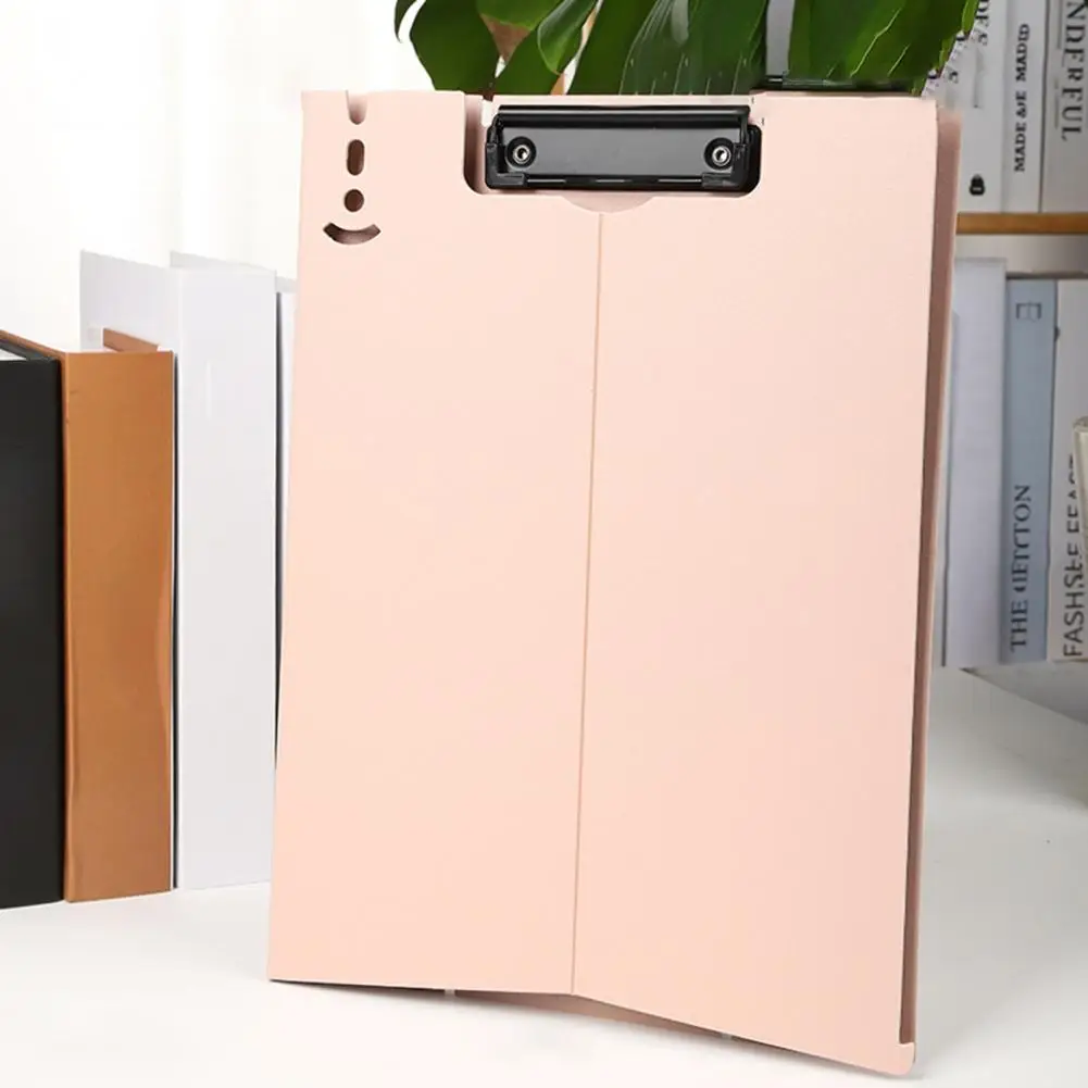 File Clipboard Organizer Waterproof A4 Clipboard Clip Folder with Vertical Plate Clamp for File Management Hard Board for Office