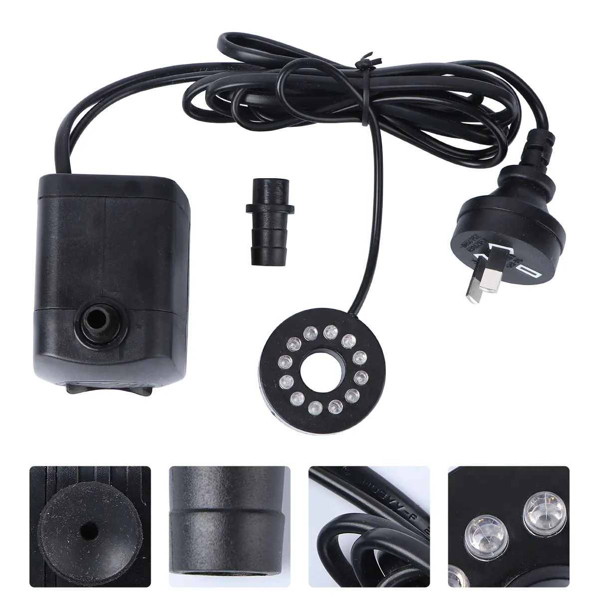 

800L/H 15W Submersible Pump Mini Powerful Water Pump For Aquarium Fish Tank Fountains Ponds Led Light Filter Cover Corrosion