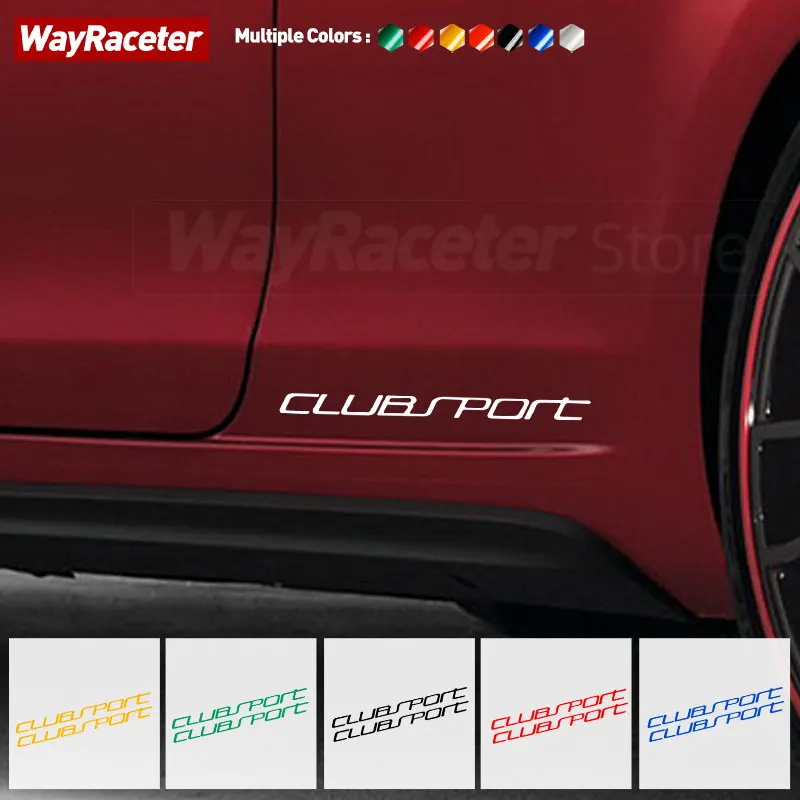 

2 Pcs Door Side Skirt Sticker GTI Clubsport Styling Graphics Reflective Vinyl Decal For Volkswagen VW Golf 7 MK7 8 MK8 2022