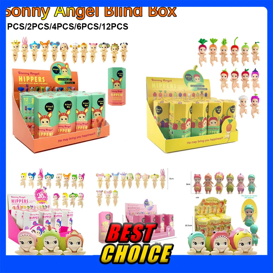 Angel Cake Gift Blind Box S Little Angel Hippers Doll Candy House Series Cute PVC Doll Figure Toy Blind Box Doll Angel Series
